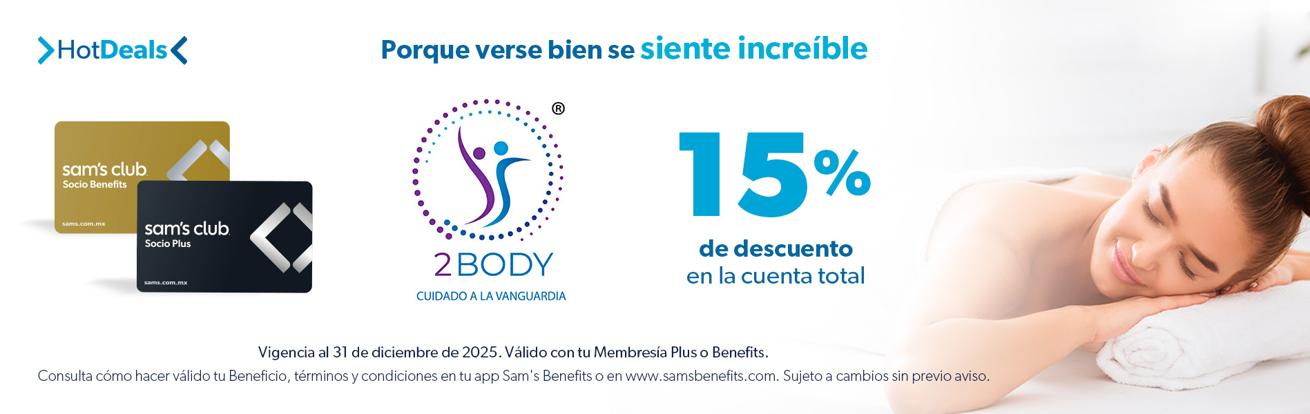 Sam's Club samsclub samsbenefits hazte socio cine viajes hot deals restaurantes educacion ropa accesorio mascotas salud entretenimiento fitness puntos